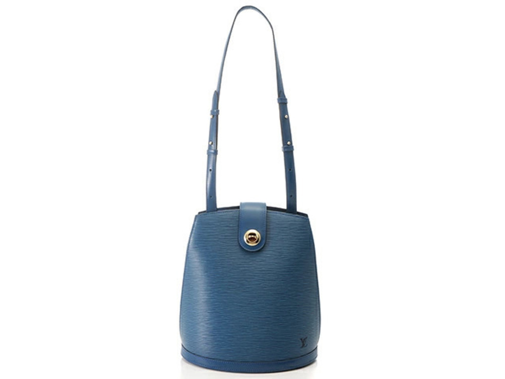 LOUIS VUITTON Shoulder Bag Cluny Epi Toledo Blue